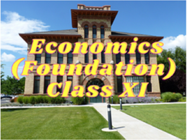 Economics (Foundation) - Class XI